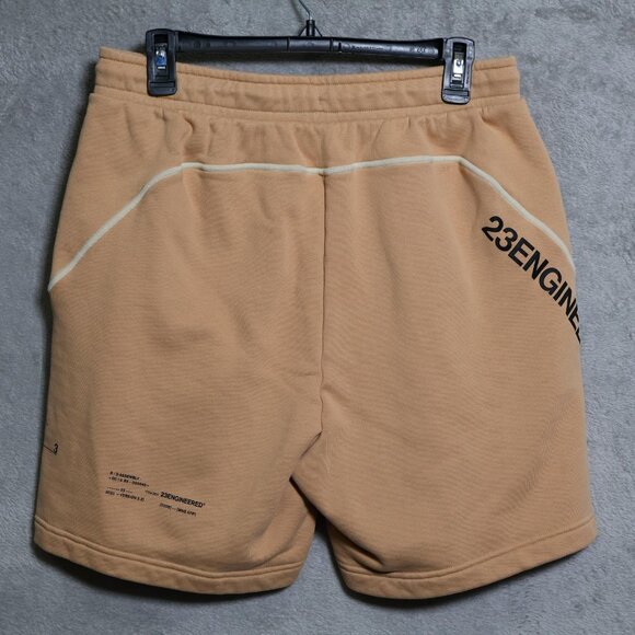 Jordan 23 Engineered Shorts Mens Medium Tan Beige Drawstring Athletic DV7685-277 - Picture 5 of 16